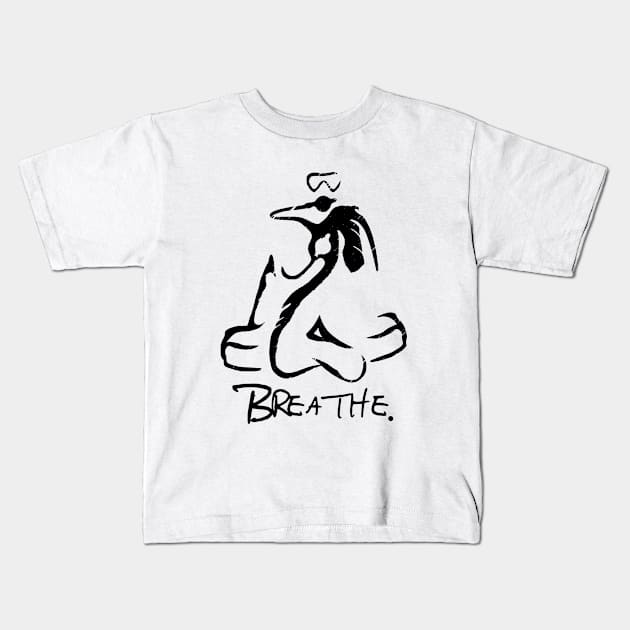 Breathe Kids T-Shirt by Lonely_Busker89